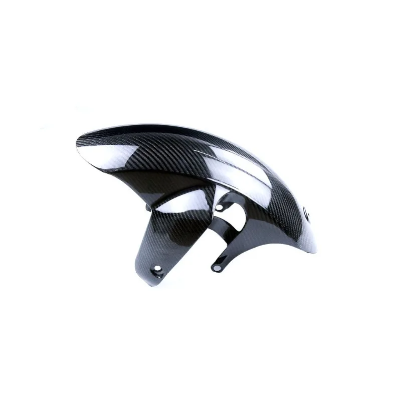 Motorcycle modification, carbon fiber front fender, mud tile