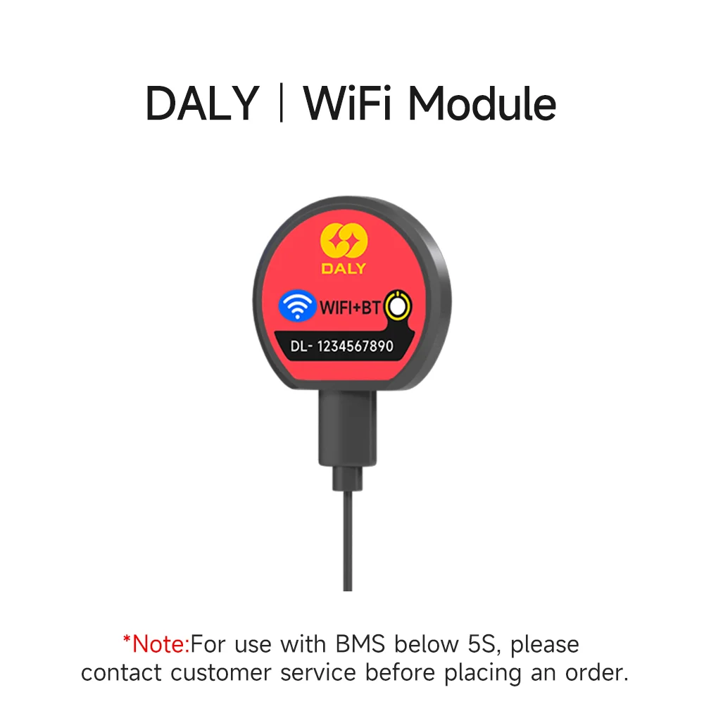 Daly Smart BMS Accessory WIFI Bluetooth USB To UART RS485 Cables Module NTC Battery SOC Capacity Indicator LCD Screen Board