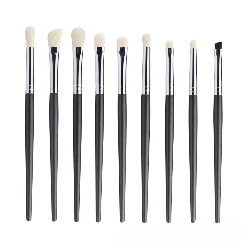 Small Crease Brush Fluffy Goat Hair Precise Tapered Crease Makeup Tool Mini Pointed Eyeshadow Blending Makeup Brush Tools