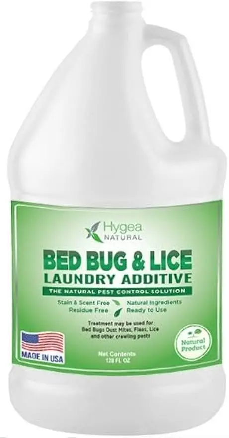 

Lice and Bed Bug Laundry Additive - Non-Toxic Odorless Safe for Children and Pets All Laundry Safe Items