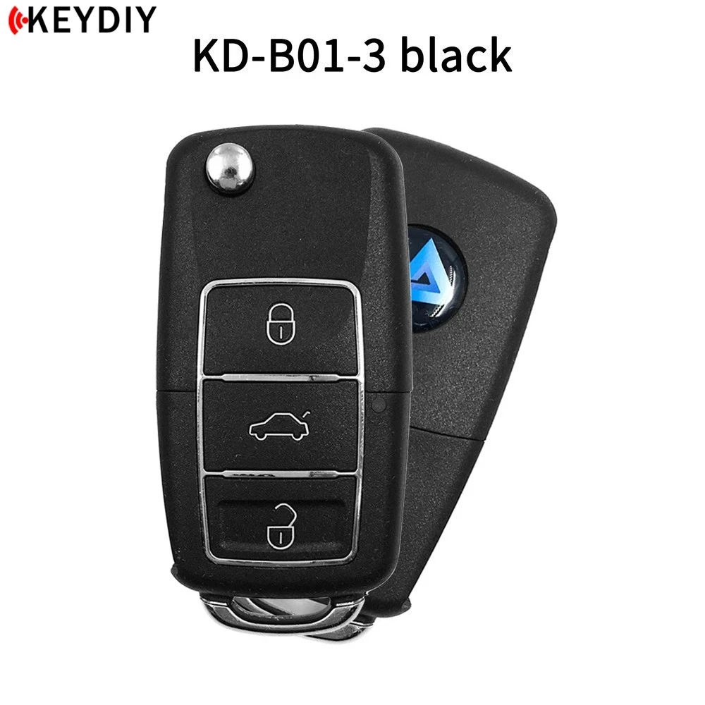 5pcs KEYDIY KD-X2 B01-Luxury Black Remote Car Key For KD900/KD MINI Key Programmer B Series Remote Control