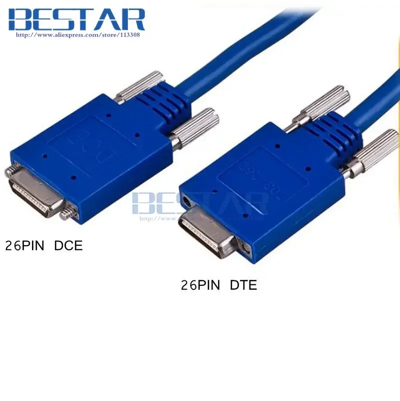 CAB-SS-2626X 26pin DTE To 26pin DCE Smart Serial Cable 1m 3ft For Cisco Router WIC-2T, WIC-2A/S WAN Interface Cards