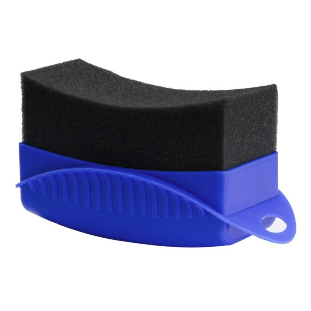 Deckeloptionen PP Auto Rad Polieren Wachsen Schwamm Bürste Waschen Reinigung Reifen Kontur Dressing Applikator Pads Detail Zubehör – Detail 20