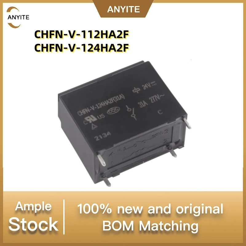 

New 10Pcs/LOT CHFN-V-112HA2F CHFN-V-124HA2F CHFN-V 4PIN 31A
