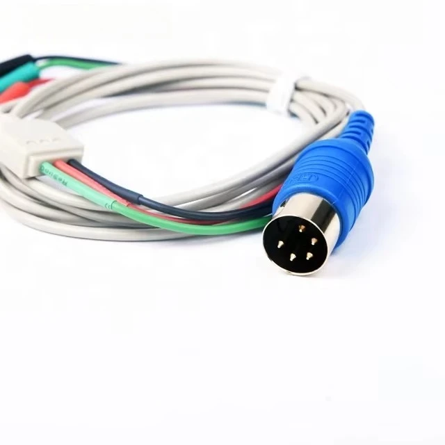 Reusable EMG 3 alligator Clips Electrode with Red Black and Green Wire view 4