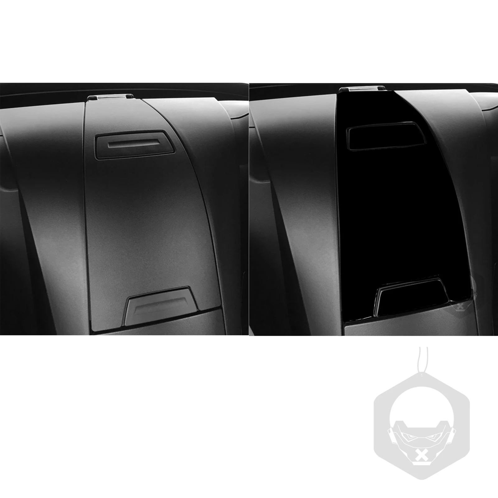 For BMW Z4 E85 E86 2003-2008 Piano Black Rear File Storage Box Switch Panel Cover Car Accessories Interior Decoration Sticker - view 3