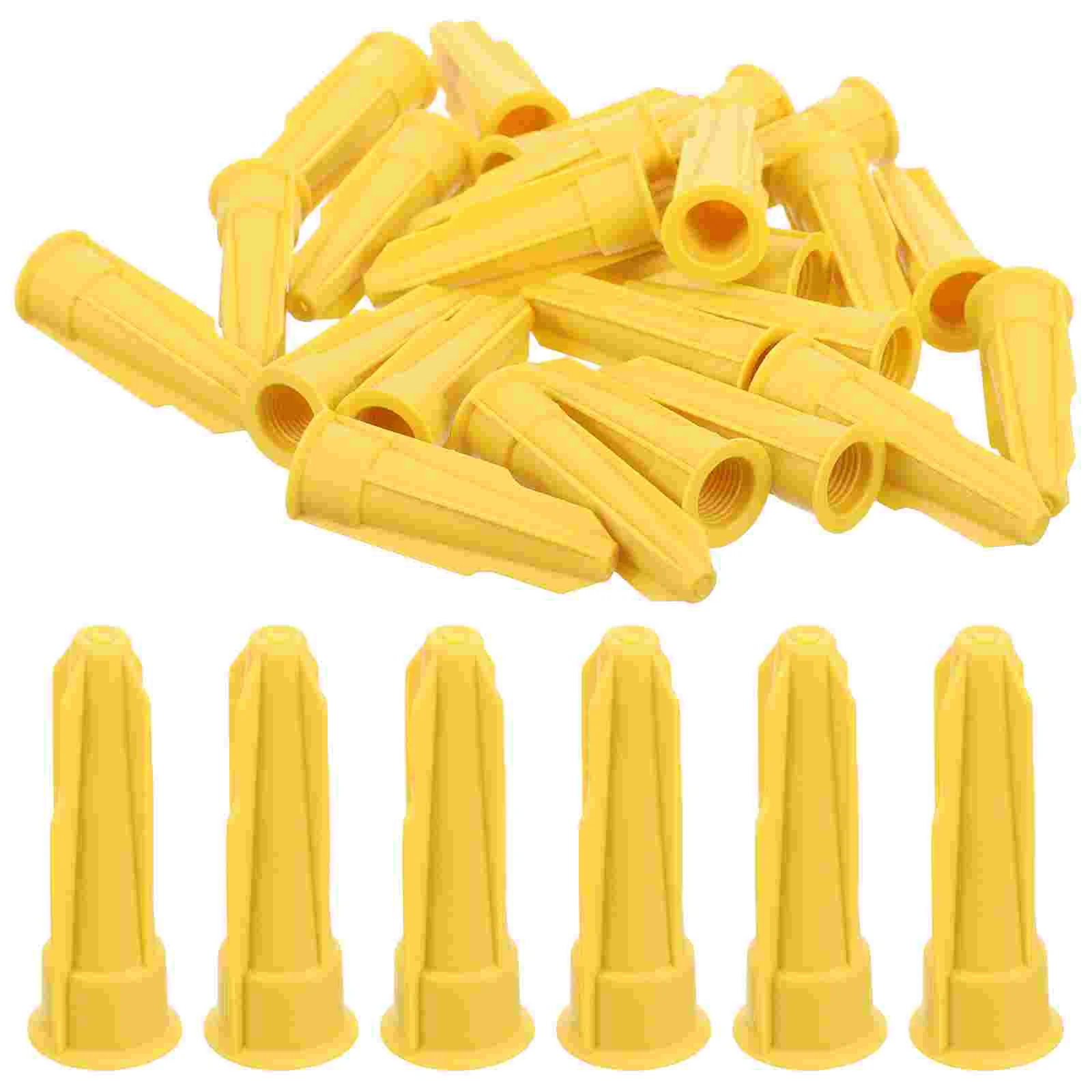 24 Pcs Caulk Door and Window Caulking Cap Plastic Nozzle Tube Saver Caps Refillable