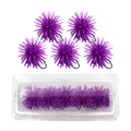 Purple L 5pcs