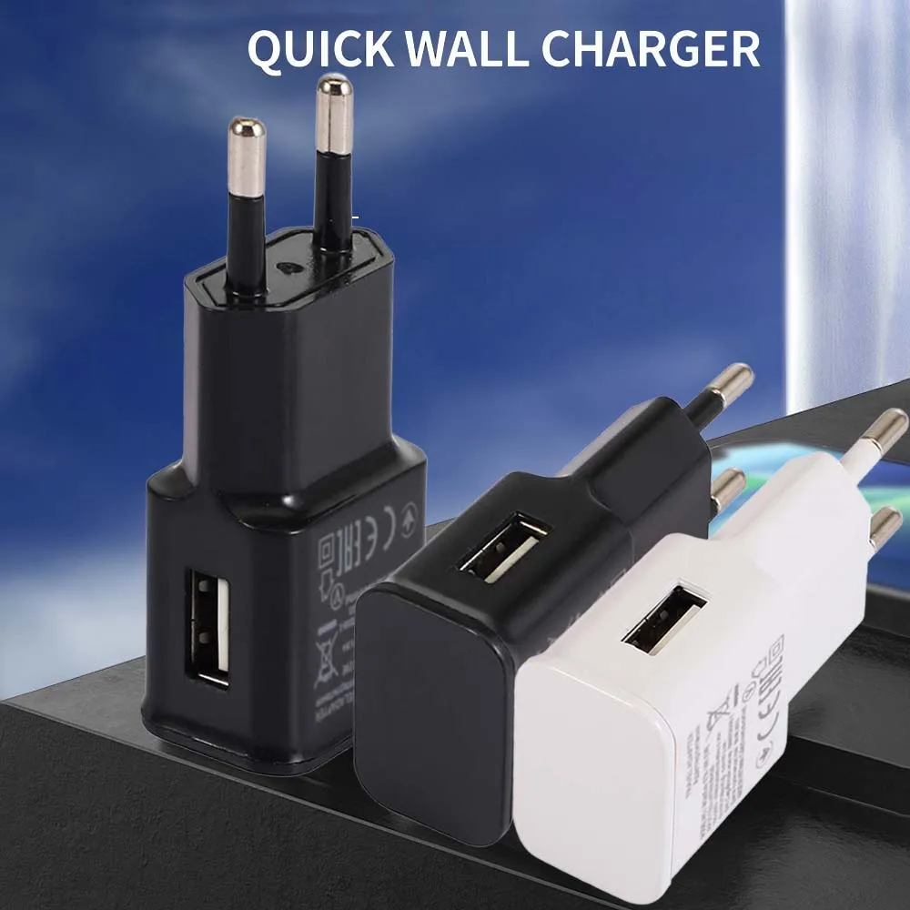 5W USB Wall Charger Power Supply 5V 1A Universal Portable Travel Power Compatible With Samsung iPhone image 3