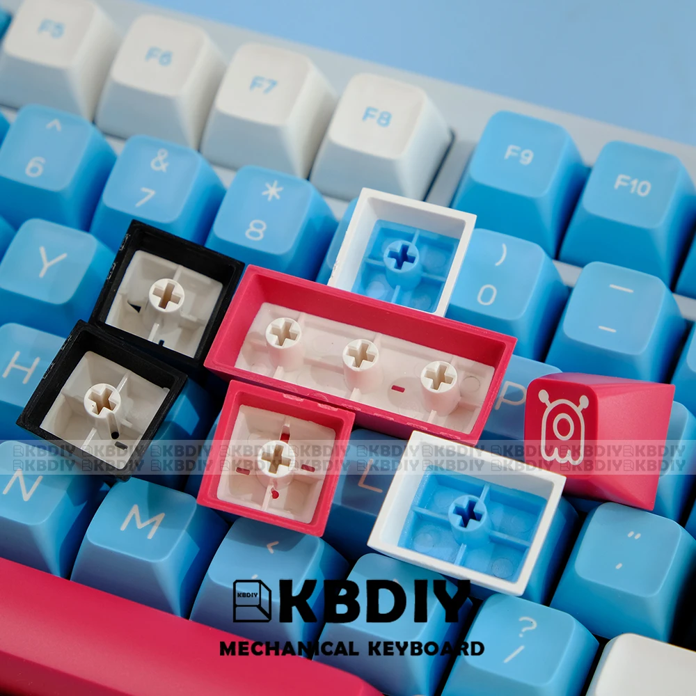 KBDiy GMK Keycap Lilith SA Profile Keycaps PBT Double Shot Key Caps Set ISO Enter 7U Spacebar for Custom Mechanical Keyboard KIT