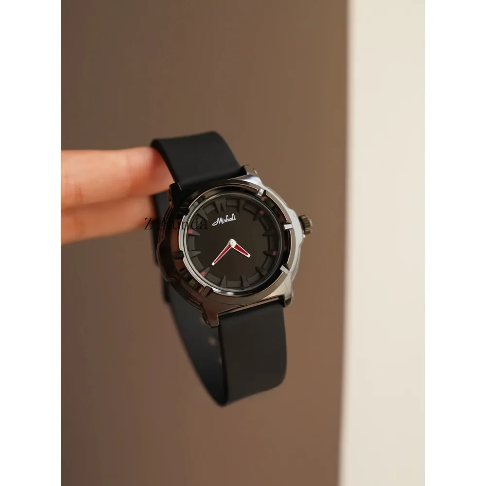 Reloj de mujer de alta gama con temperamento simple.