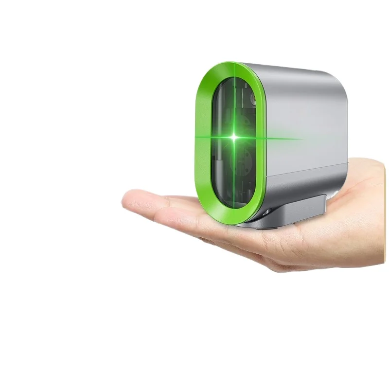 

High-precision 2-line laser level mini small LD green light outdoor strong light fine line projector