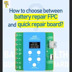 JCID JC Q1 Battery Health Quick Repair Board - Q1  For iPhone 11 12 13 14 15PM Solve Window Pop-up Modify Battery Efficiency