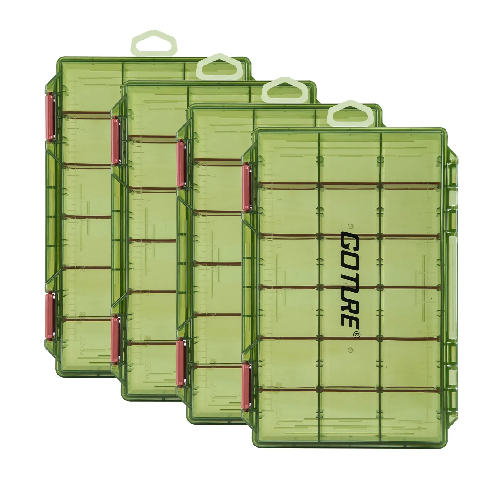 Goture 3600/3700 Series Fishing Tackle Organizer Box Heavy-Duty Lure Bait Hook Sorting Case for Freshwater & Saltwater Fishing