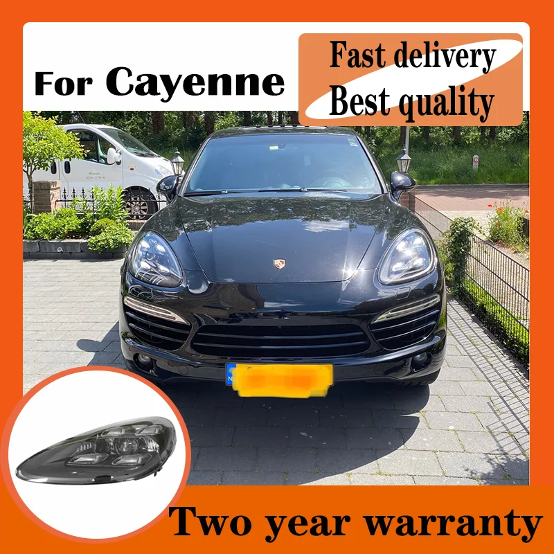 

Car lights For Porsche Cayenne 958 2011 2012 2013 2014 LED Headlights Upgrade 2021 9Y0 Design Bicofal Lens Matrix LED Head Lamps