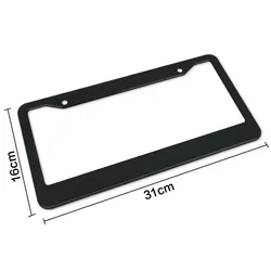 Us Standard License Plate Frame Multi-specification Thick Aluminum Alloy License Plate Frame Suitable for General Purpose Models