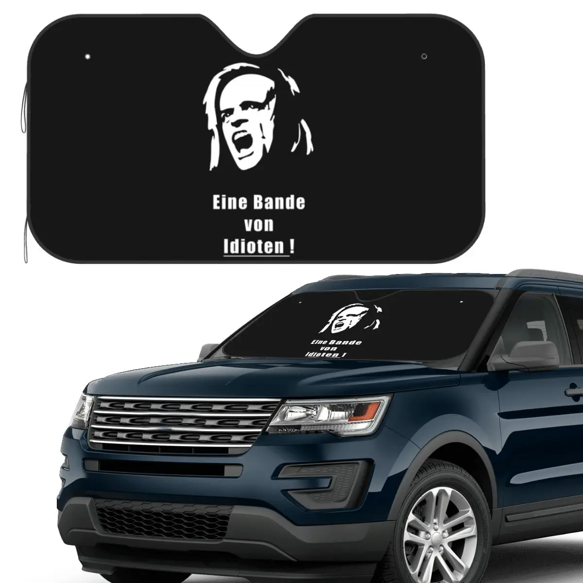 

Klaus Kinski - Idiots солнцезащитный козырек на лобовое стекло автомобиля, солнцезащитный козырек, аксессуары, чехлы