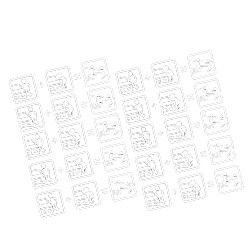 

10PCS For Universal Car Window Sticker Decals Exterior Funny Don't Touch Creativity Car Decoration Accessories-AD39