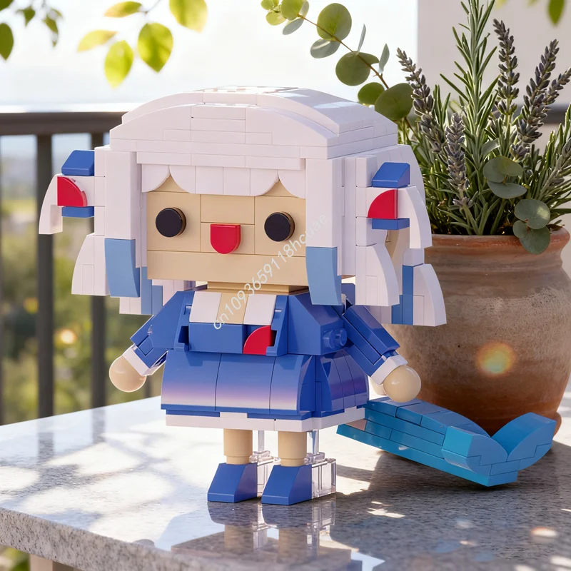 

327pcs MOC Smol Gura Ideas And CUUSOOed Model Building Blocks Toys DIY Creative Education Brick Christmas Gifts Kids Birthday