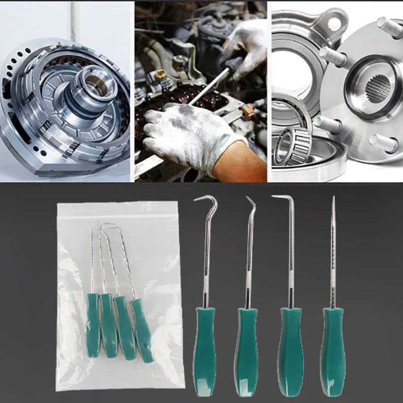 

Новинка 4 шт./набор 135 мм Набор отверток для автомобильного уплотнительного сальника для автомобиля уплотнительное кольцо фотоэлемент для снятия фотографий крючки Инструменты для ремонта автомобиля