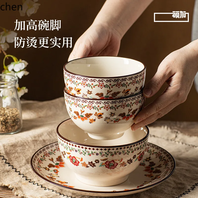 dinnerware set - household ceramic tableware, easy-clean plates