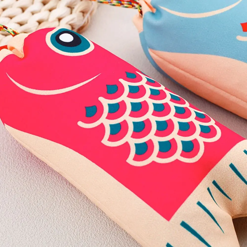 小物入れ 車用吊り下げ ラッキーポーチ 卒業祝い 和風 サシェ 鯉 鯉の祝福袋 ジュエリーバッグ コインケース