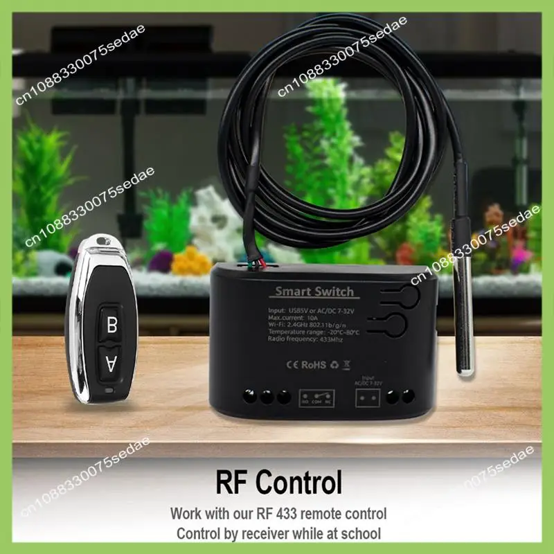 

Умный переключатель Y19A Tuya Wi-Fi, умный переключатель температуры, умный переключатель с датчиком термостата