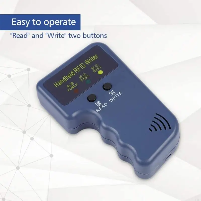 

B0KF Handheld 125KHz Duplicator Copier Writer Rewritable Keychain Tag Reader