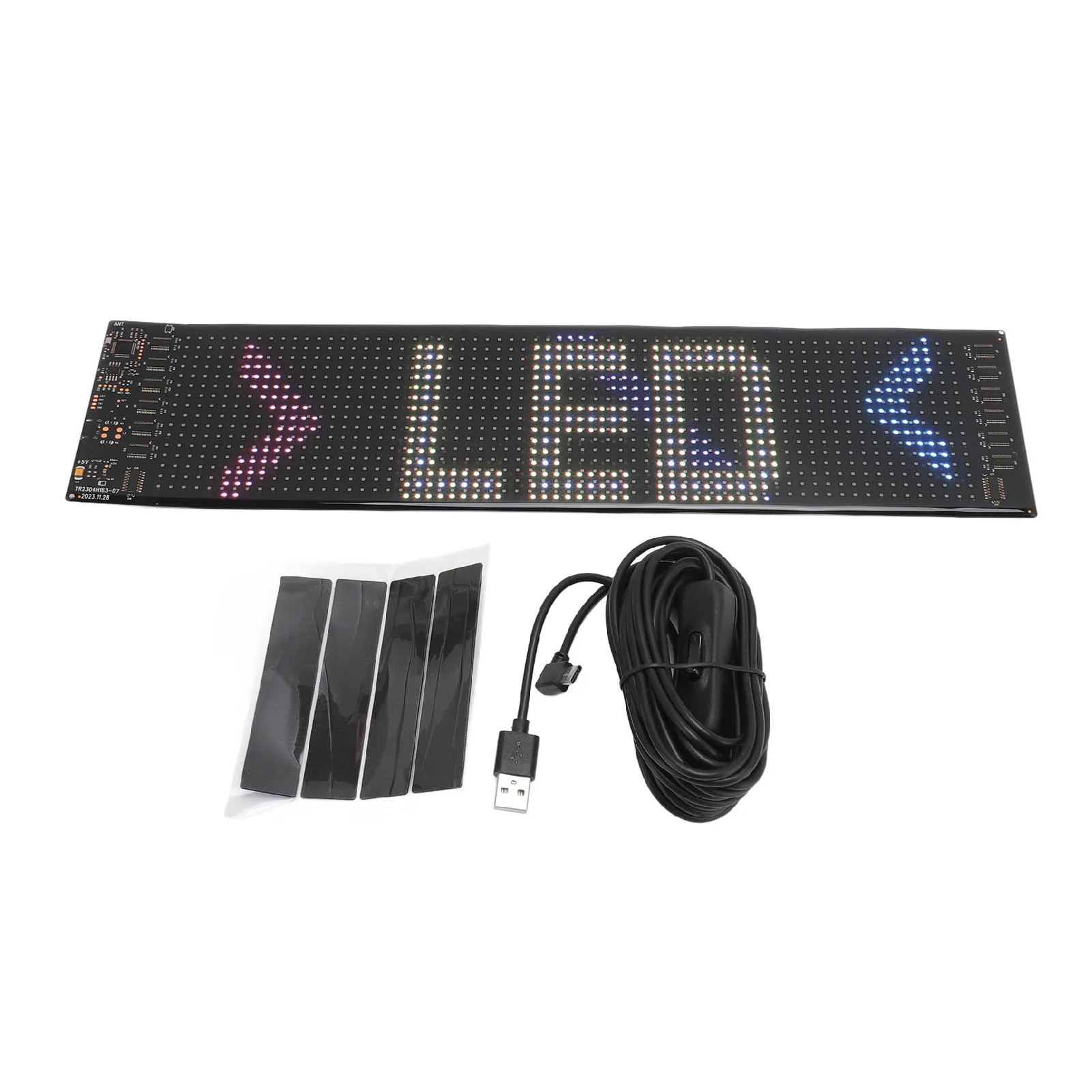 

Advertising LED Signs Thin Customizable Bluetooth APP Control Colorful Visual LED Panel Waterproof PU FPCB for Shop Bar