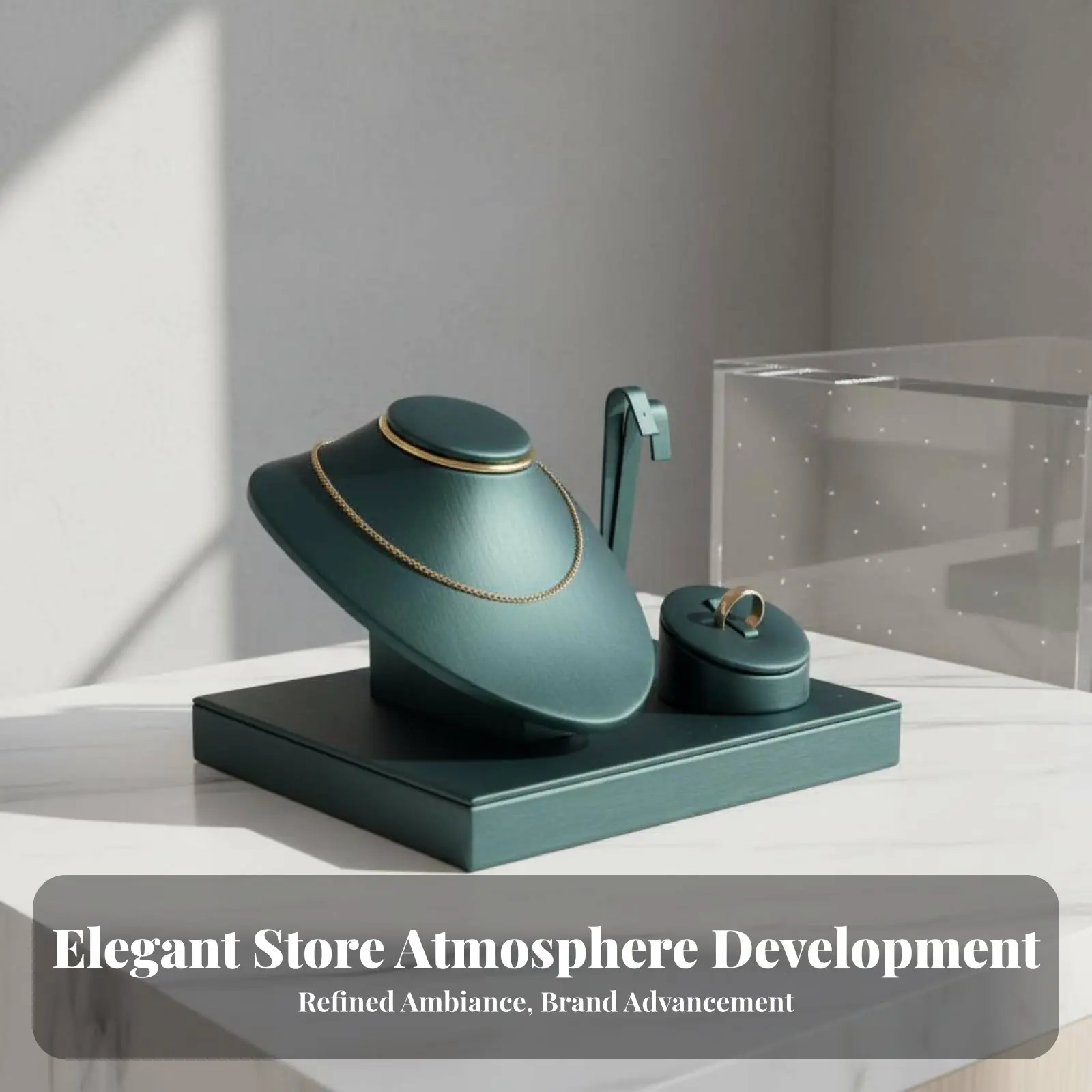 

Набор для демонстрации ювелирных изделий, защищающий от царапин, из искусственной кожи, подставка для украшений, держатель для браслетов и серег, прочная конструкция.