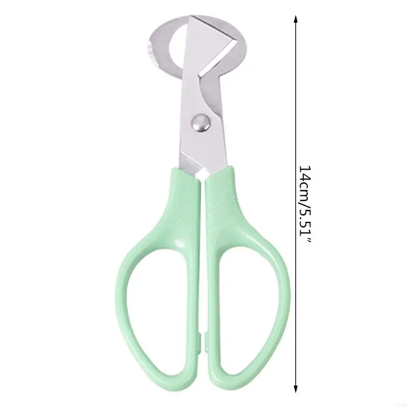 U0DE 10 Cái Thép không gỉ Máy cắt trứng chim cút Kéo Công cụ cắt bếp dễ sử dụng