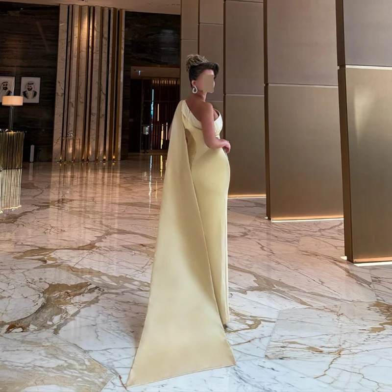 Suknie wieczorowe Thinyfull w stylu syreny z Arabii Saudyjskiej, na jedno ramię, do ziemi, na imprezę, koktajl, studniówkę 2026, szyte na miarę.