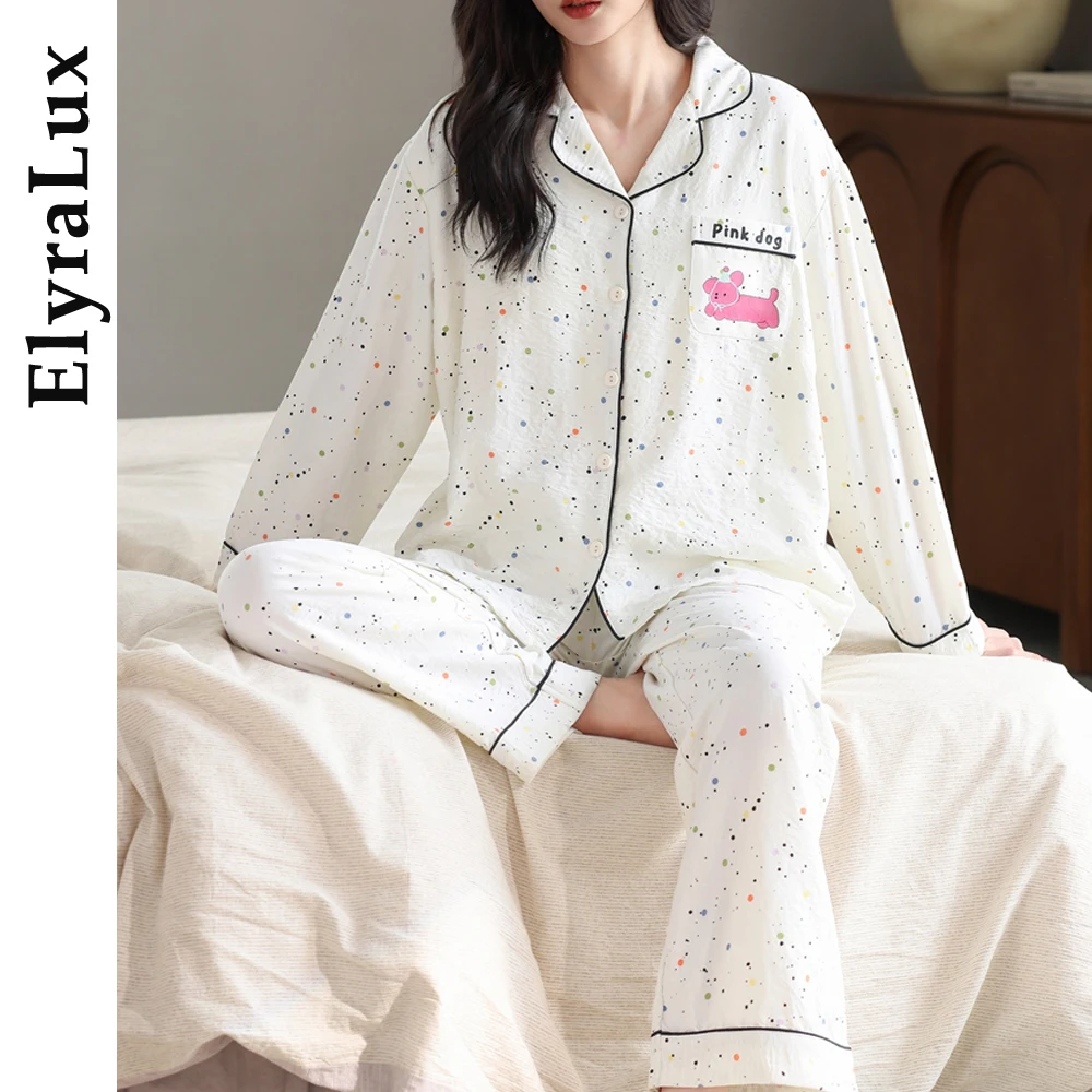 

Женские осенне-зимние пижамы, женские брюки с длинными рукавами, костюм для отдыха, женская домашняя одежда, милый домашний костюм с героями мультфильмов, весенняя пижама