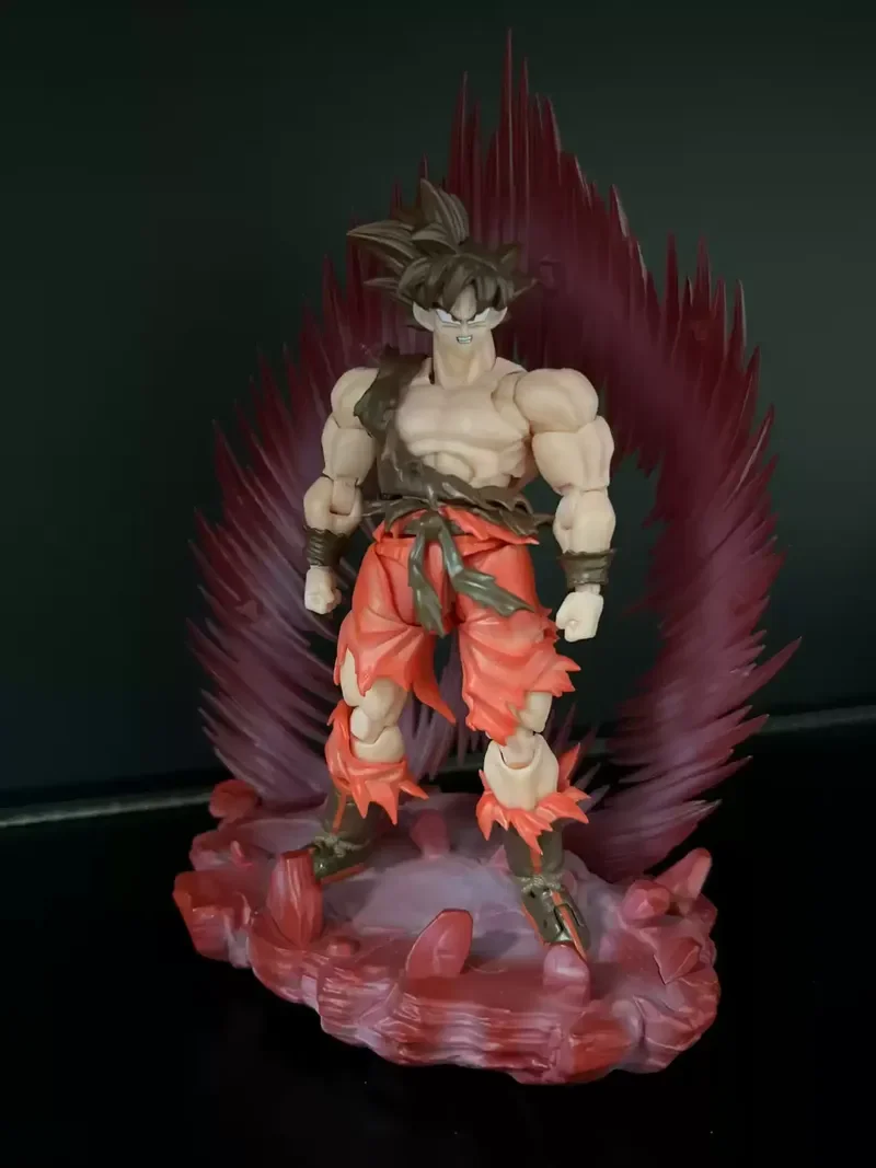 Instock E&C Platform Special Effects Model Shf Wukong Realm King Fist Puppet، لعبة غير متضمنة #5