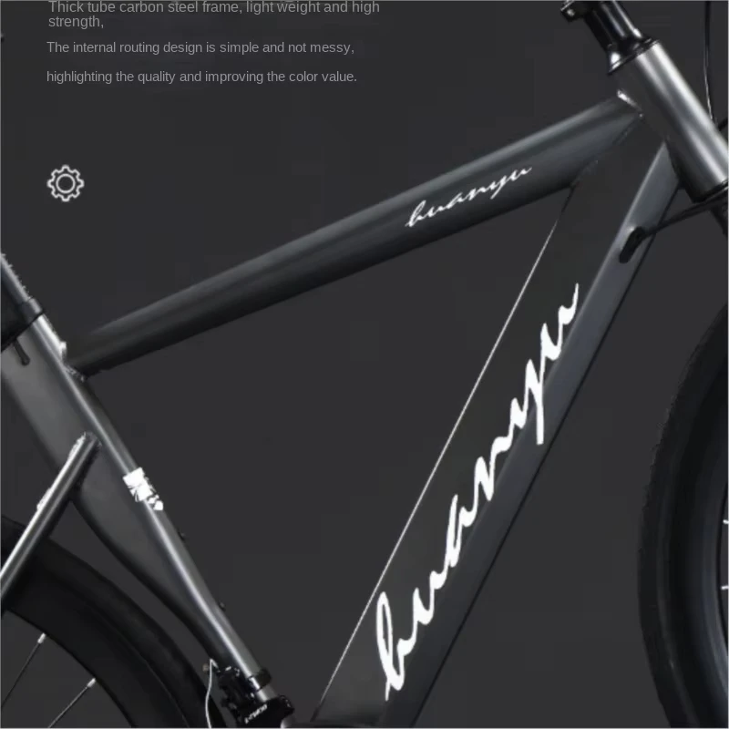 700C * 40 مللي متر الطريق دراجة اليد تغيير 24 سرعة الطريق سباق الدراجة مكبح قرصي الحصى bicicleta الرياح امتصاص الصدمات الدراجات الذكور الكبار #6