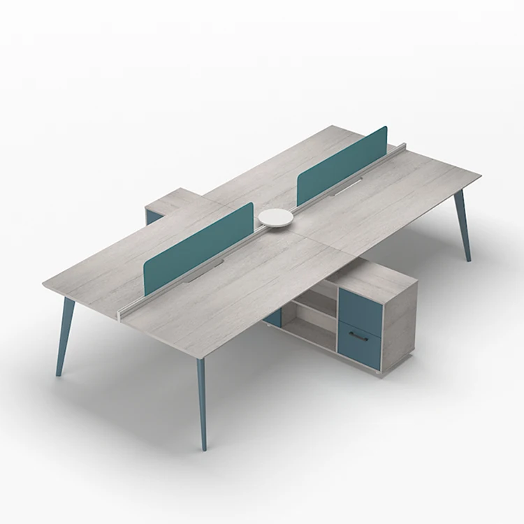 Office Desk,Meetco High Quality Office Furniture Workstations 2 / 4 / 6 Seat Computer Desk Office Workstation Table