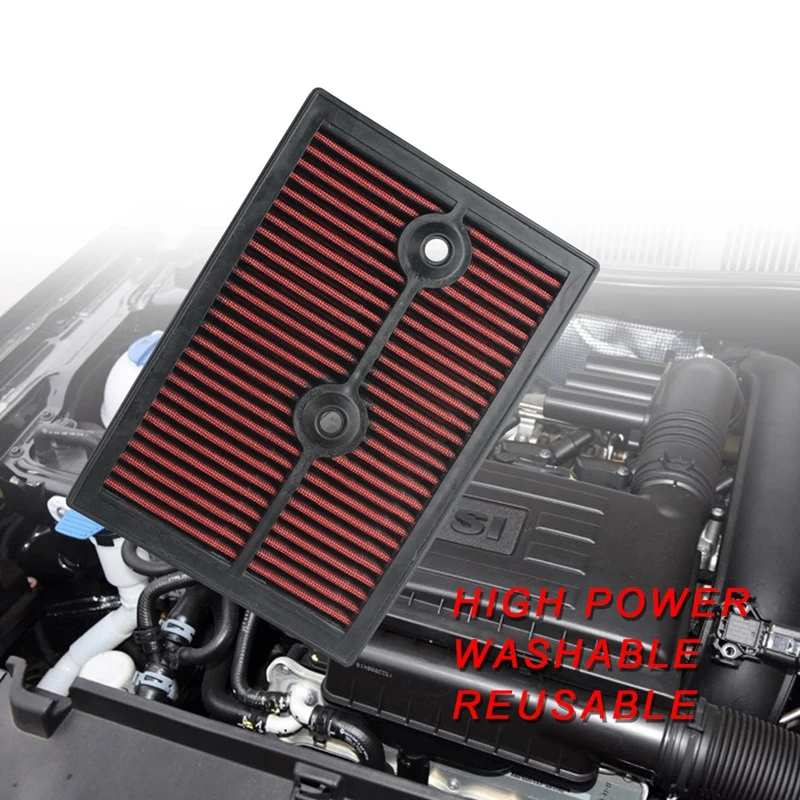 

Car Air Intake Filter High Flow Air Cleaner For Polo GOLF PASSAT SKODA SEAT -A1 A3 Q2 Q3 1K0129620D