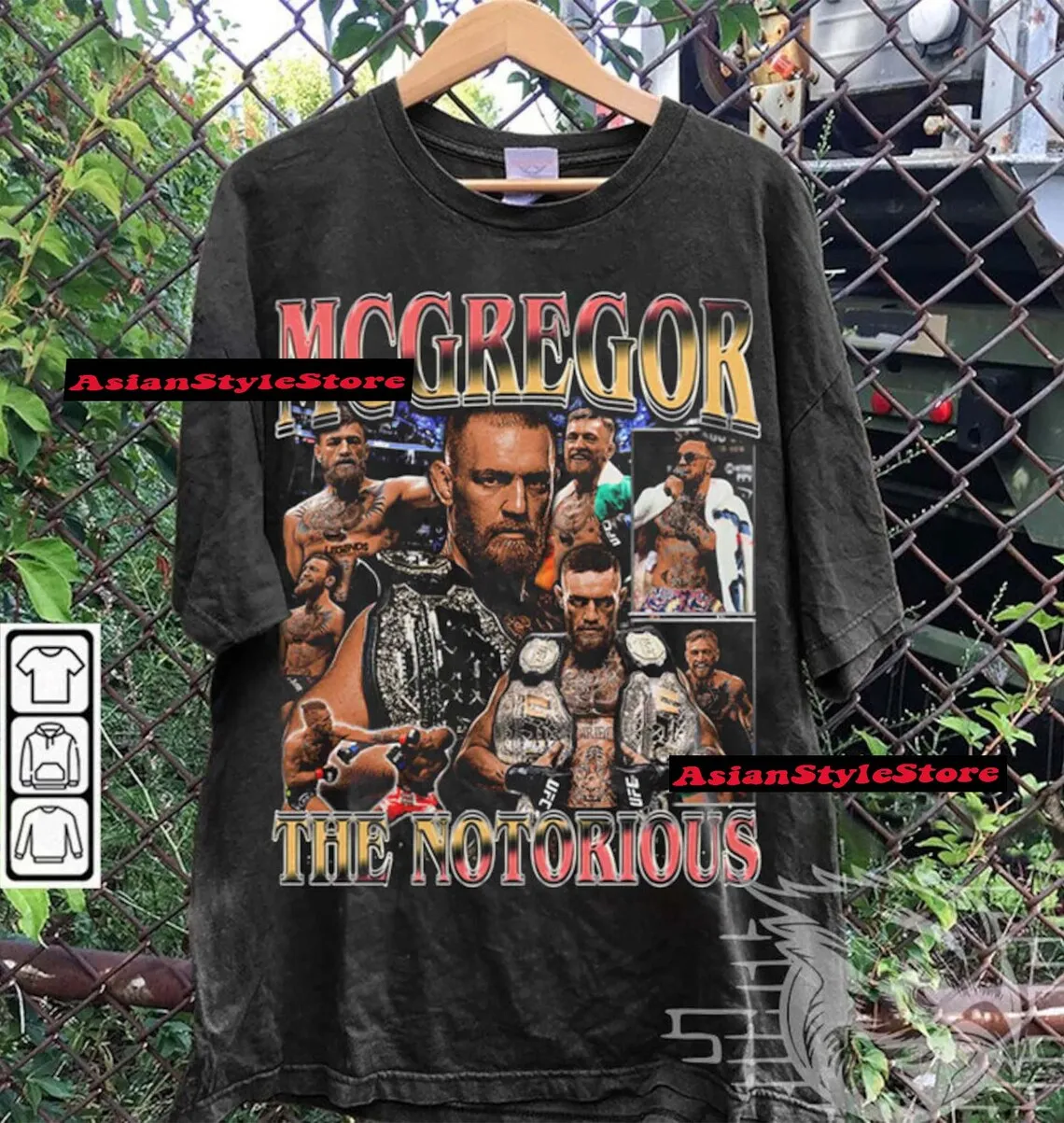 Vintage Bootleg Style Conor McGregor Shirt  Conor McGregor Boxing T-Shirt  90s Graphic Tee  Unisex Shirt For Woman And Man