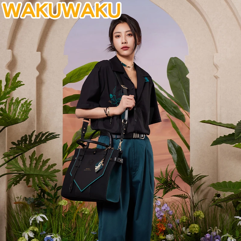【رسمي】AI هيثم دوجين حقيبة تأثيري لعبة Genshin Impact WakuWaku Itabag حقيبة مدرسية AI هيثم تأثيري الدعائم عيد الميلاد