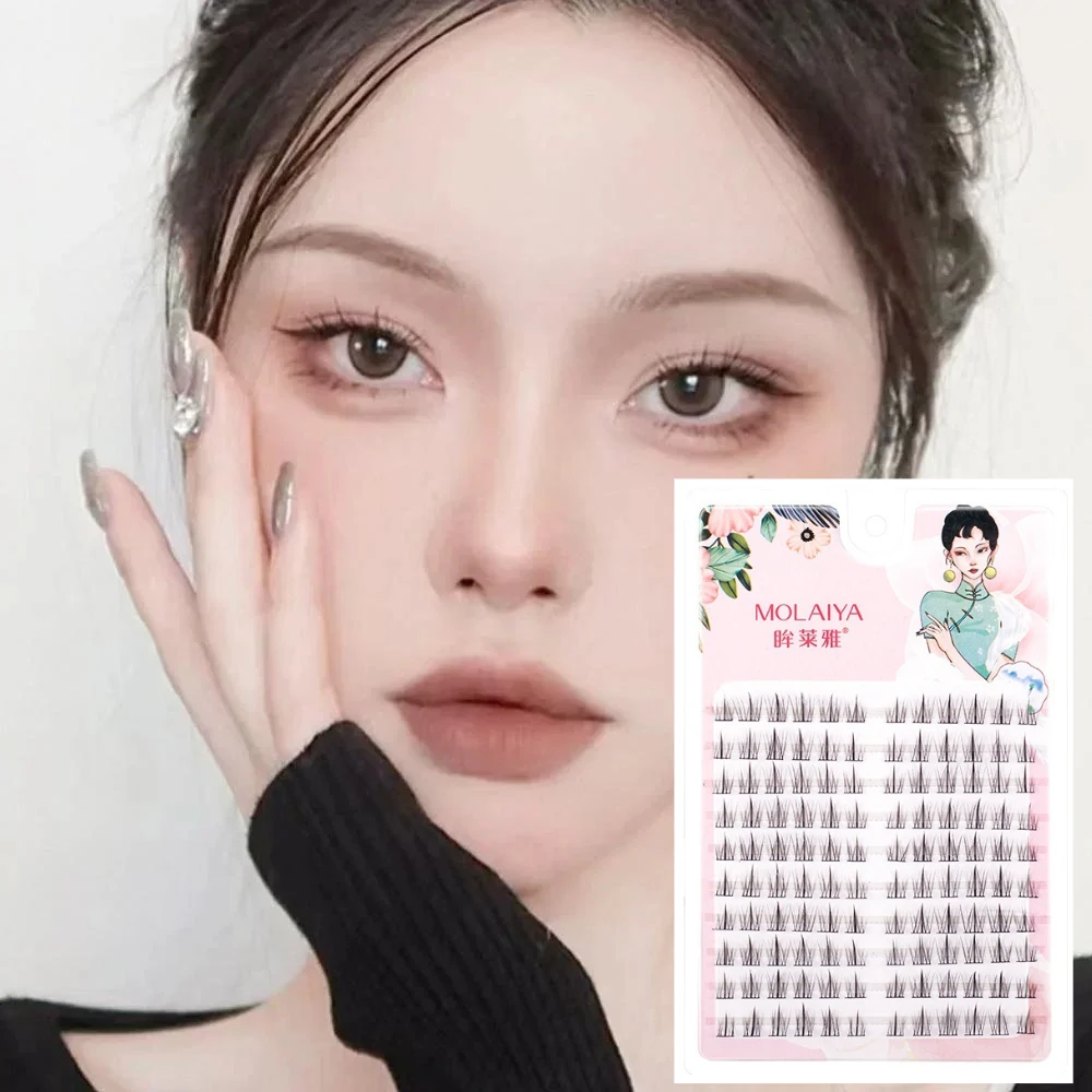 

10 Rows Sunflower False Eyelashes Natural Little Devil Women Fake Eyelash Simulation Lazy Trilogy Fairy Lashes Eye Makeup