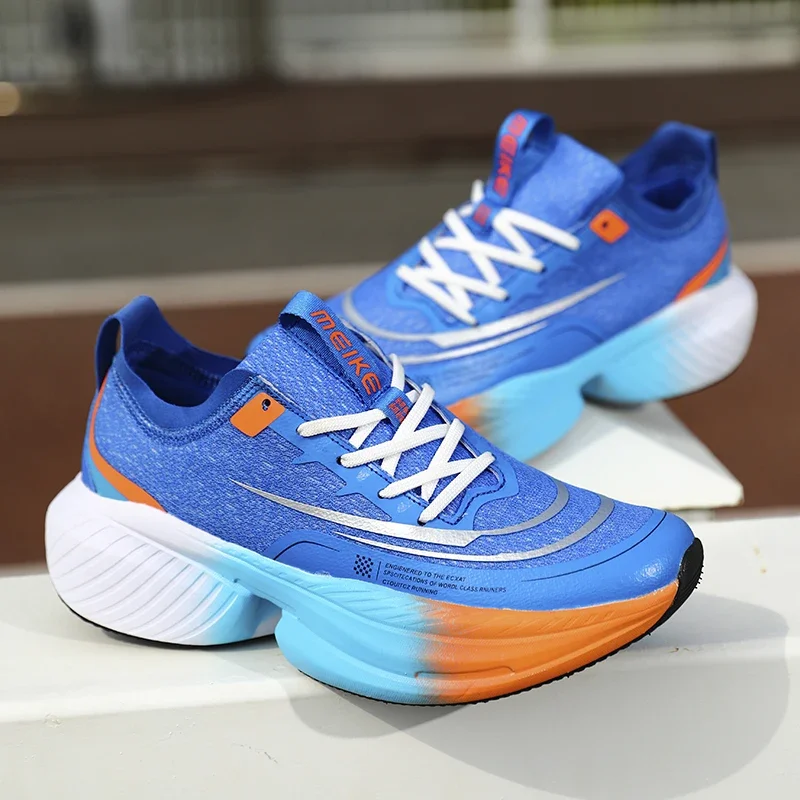 نمط جديد للجنسين الطريق الاحذية الملونة شخصية الرجال ماراثون الركض أحذية رياضية مريحة النساء أحذية اللياقة البدنية الرياضية