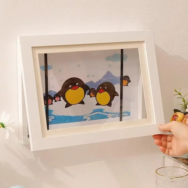 1Pc A4 Magnetic Kids Art Frame Front Open Changeable Children Frametory For Drawing Painting Photo Picture Display Home Decor