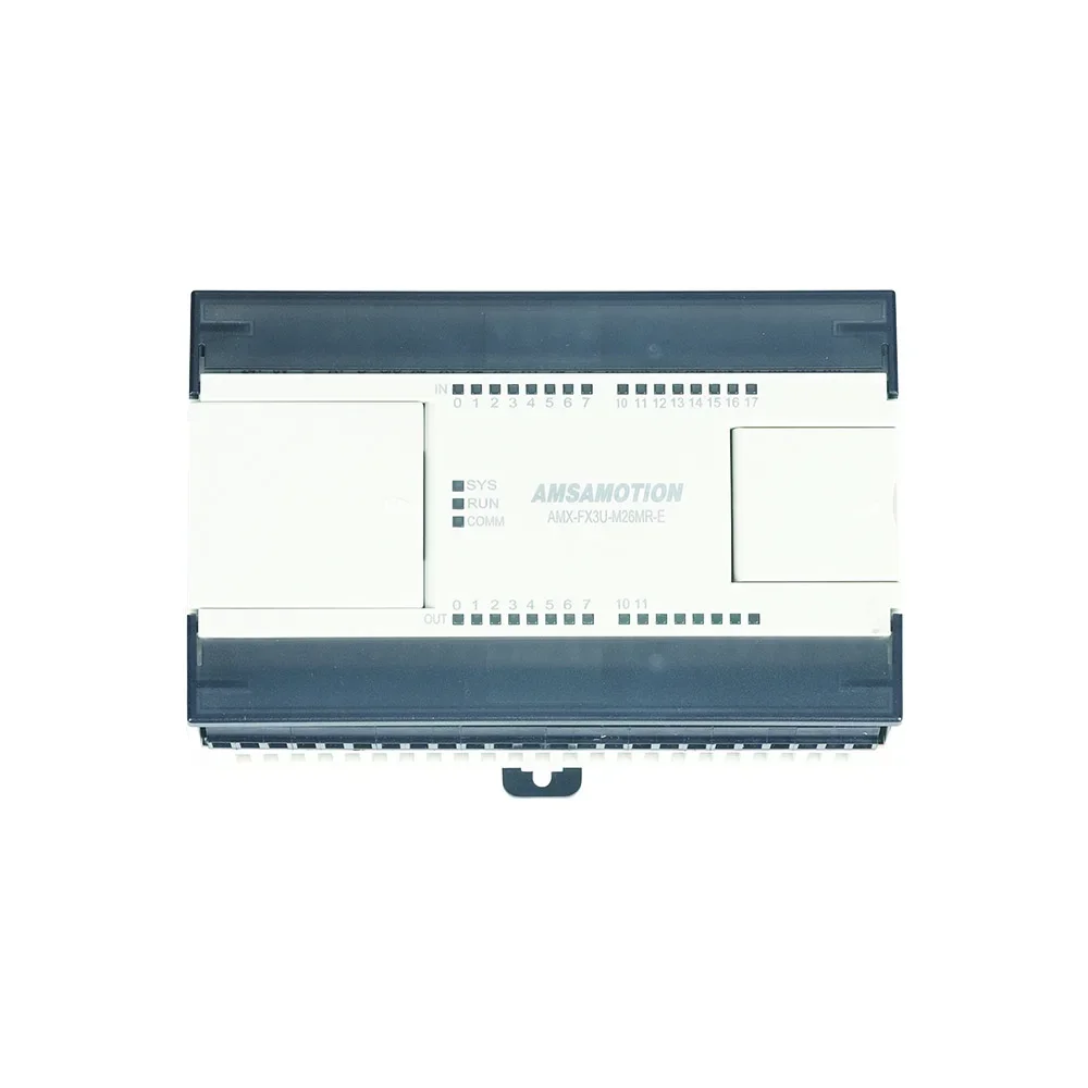 New Upgrade AMX-FX3U-26MR Ethernet PLC Compatible with Mitsubishi MELSEC Controller Relay 4AI/2AO 16I/10O MODBUS clp fx3u +Cable
