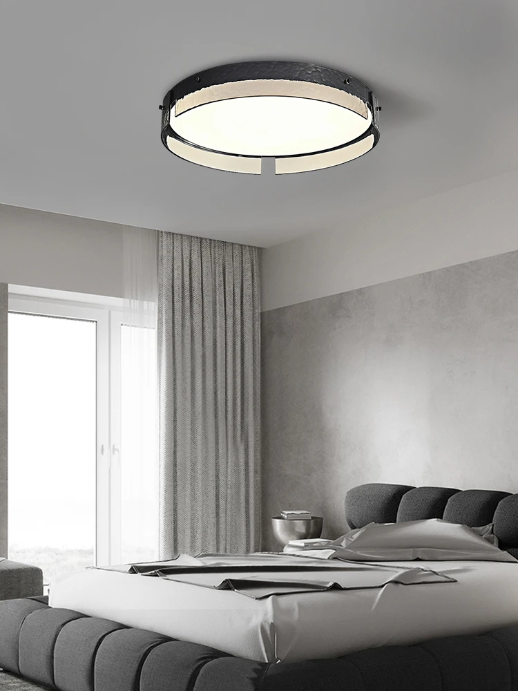 Glass bedroom ceiling light designer circular modern personalized creative living room study light