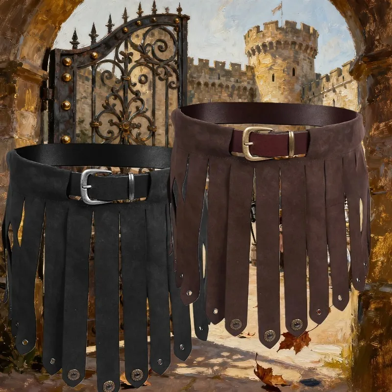 

Carnival Renaissance Leather Armor Dress Medieval Viking Style Armor Dress Retro and Cool Roman Style Armor Dress