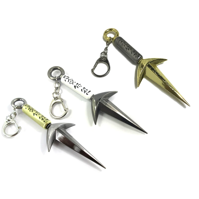 Brdwn 4. hokage namikaze minato hiraishin ninodan kunai 12cm cosplay schwert modell schlüssel anhänger