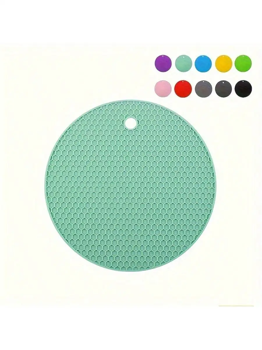 3 Pcs Heat Resistant Trivet Set 20x20cm, Kitchen Table Pot Holder for Hot Pans Plates, Durable