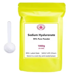 Sodium Hyaluronate Powder Ha Food Grade Hyaluronic Acid Stock Solution Skin Care Raw Material Repair Facial Mask Moisturizing