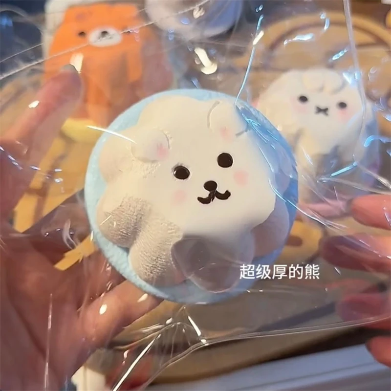 Rilakkuma Pudding Squishy Soft Cream Mud Feel Silicone Slow Rising Stress Relief Squeeze Toy Lovely Gift For Children Teens Fans
