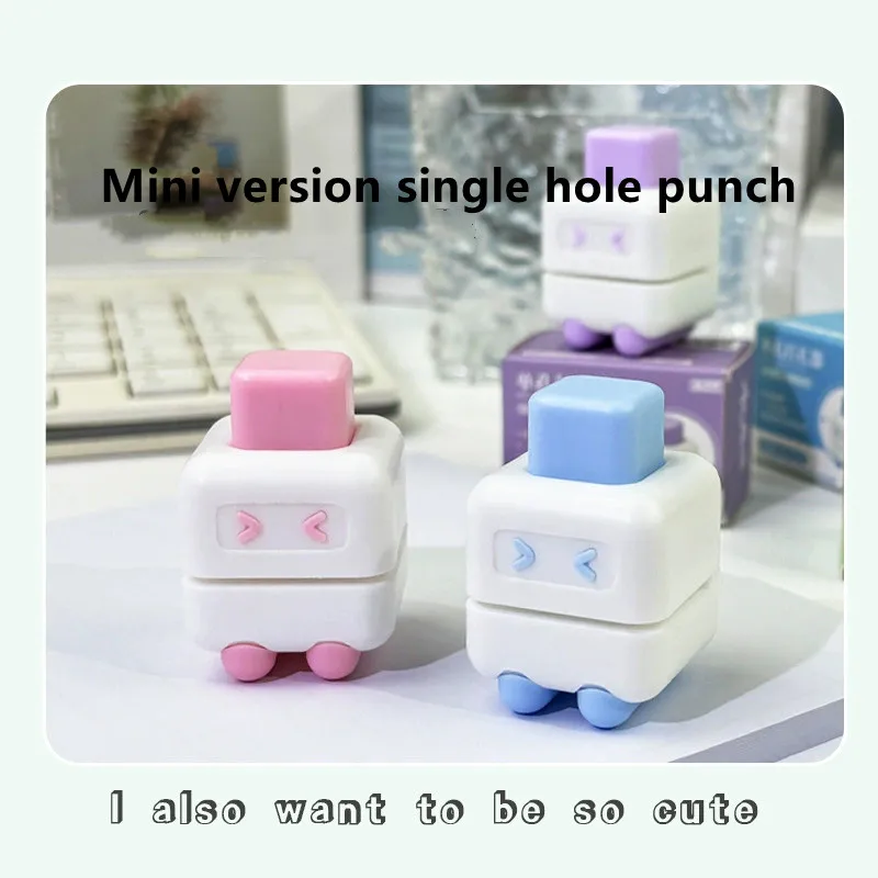 5mm Office Hole Punch Single Manual Ring Hole Puncher Mini Loose-leaf Book Paper DIY Manual Circle Binding Hole Craft Punches ﻿